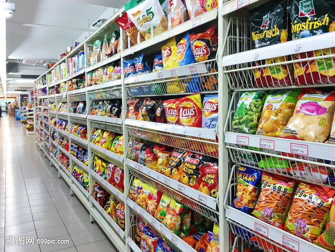 超市食品区 色彩与味蕾的奇妙盛宴